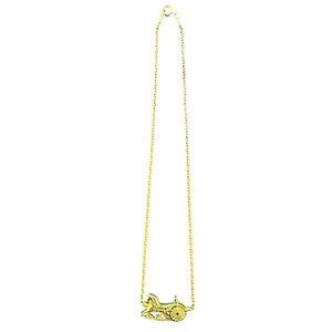 Celine Horse Carriage Necklace